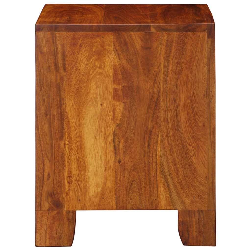 vidaXL Nachttisch 2 Stk. 40x35x45 cm Massivholz Akazie