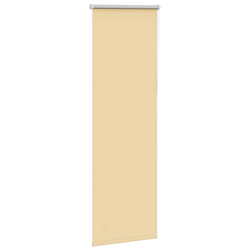 vidaXL Verdunkelungsrollo Beige 50x150cm Stoffbreite 45,7 cm Polyester