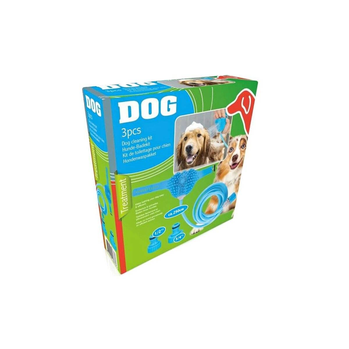 Duschkopf für Hunde mit Silikonhandschuh Sprühkopf Brause