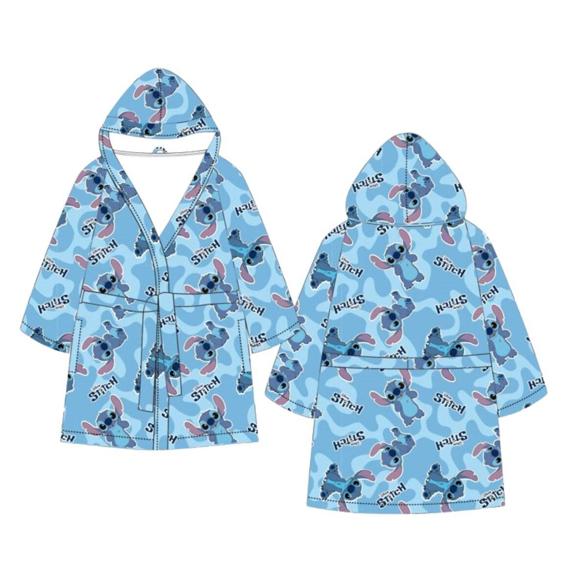 Disney Lilo & Stitch Bademantel Kapuzenbademantel für Kinder 3/4 Jahre