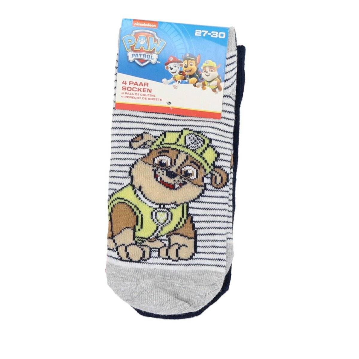 Paw Patrol Kinder Socken 4er Pack Sneaker Strümpfe Söckchen 23/26