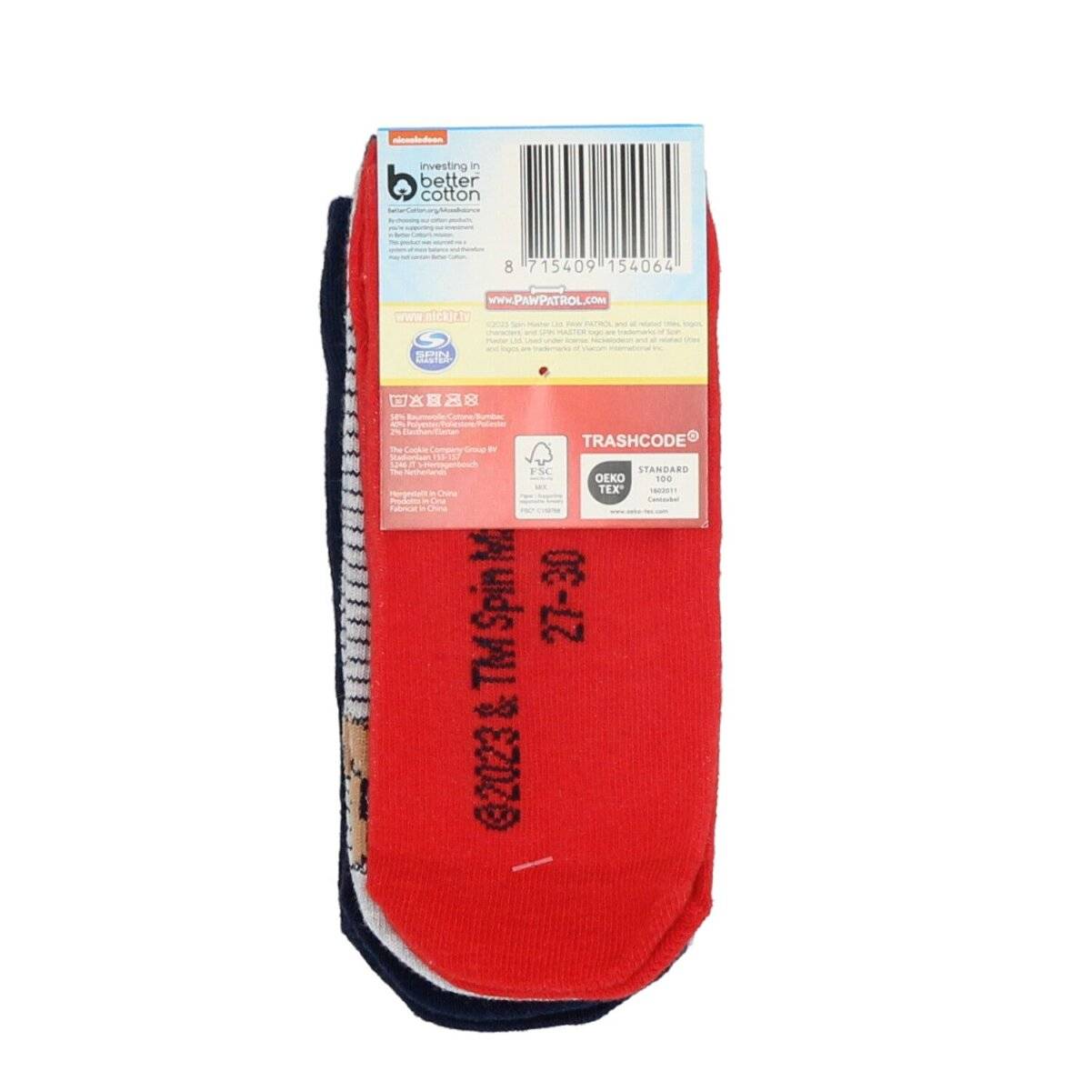 Paw Patrol Kinder Socken 4er Pack Sneaker Strümpfe Söckchen 23/26