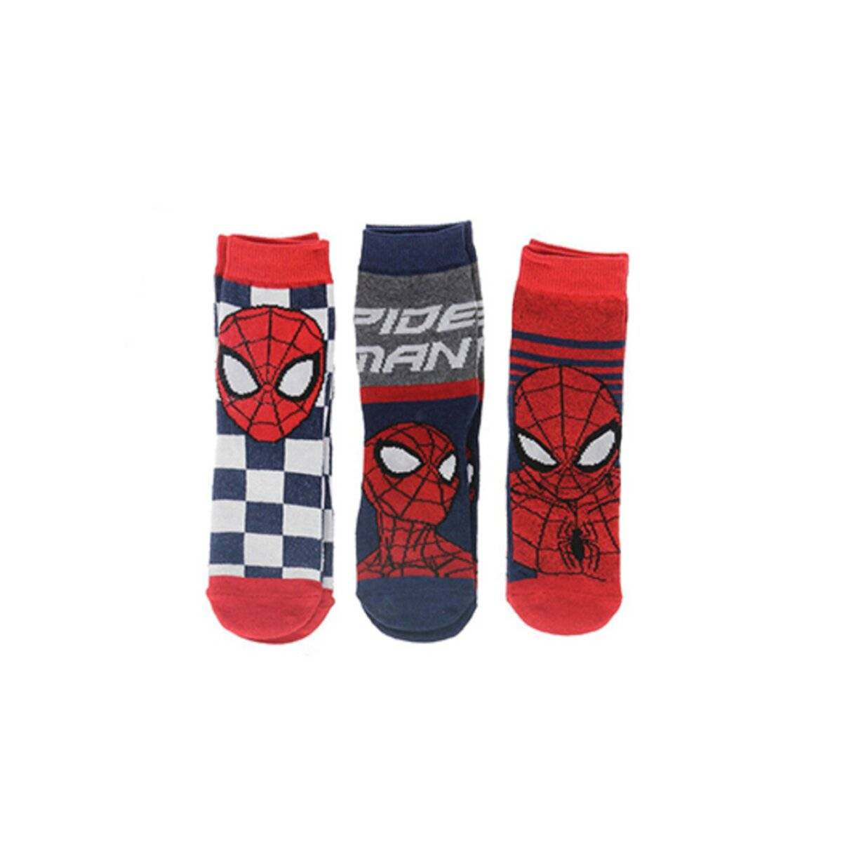 Spiderman Kinder Socken Set 3er Pack Socken, Söckchen, Strümpfe 23/26 Farbe 1