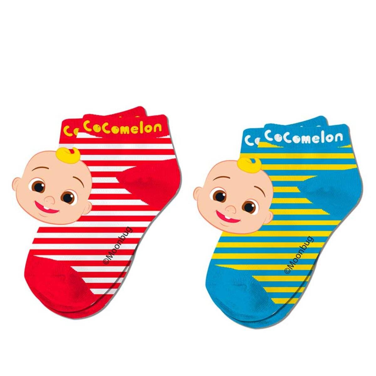 Cocomelon Kinder Socken 2er-Pack Strumpf & Süße Söckchen 27/30