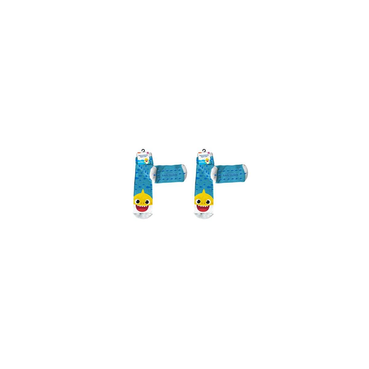 Baby Shark Socken 2er-Pack Anti-Rutsch Söckchen für sichere Schritte 19/22