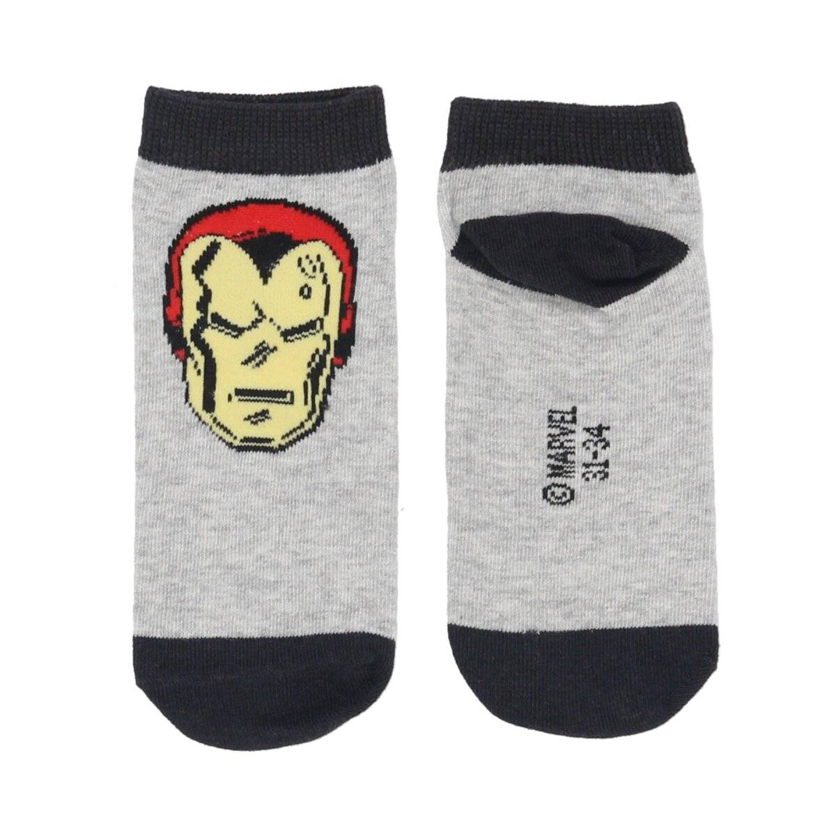 Marvel Sneakersocken 3er-Pack  Bequeme und stylische Kindersocken 31/34