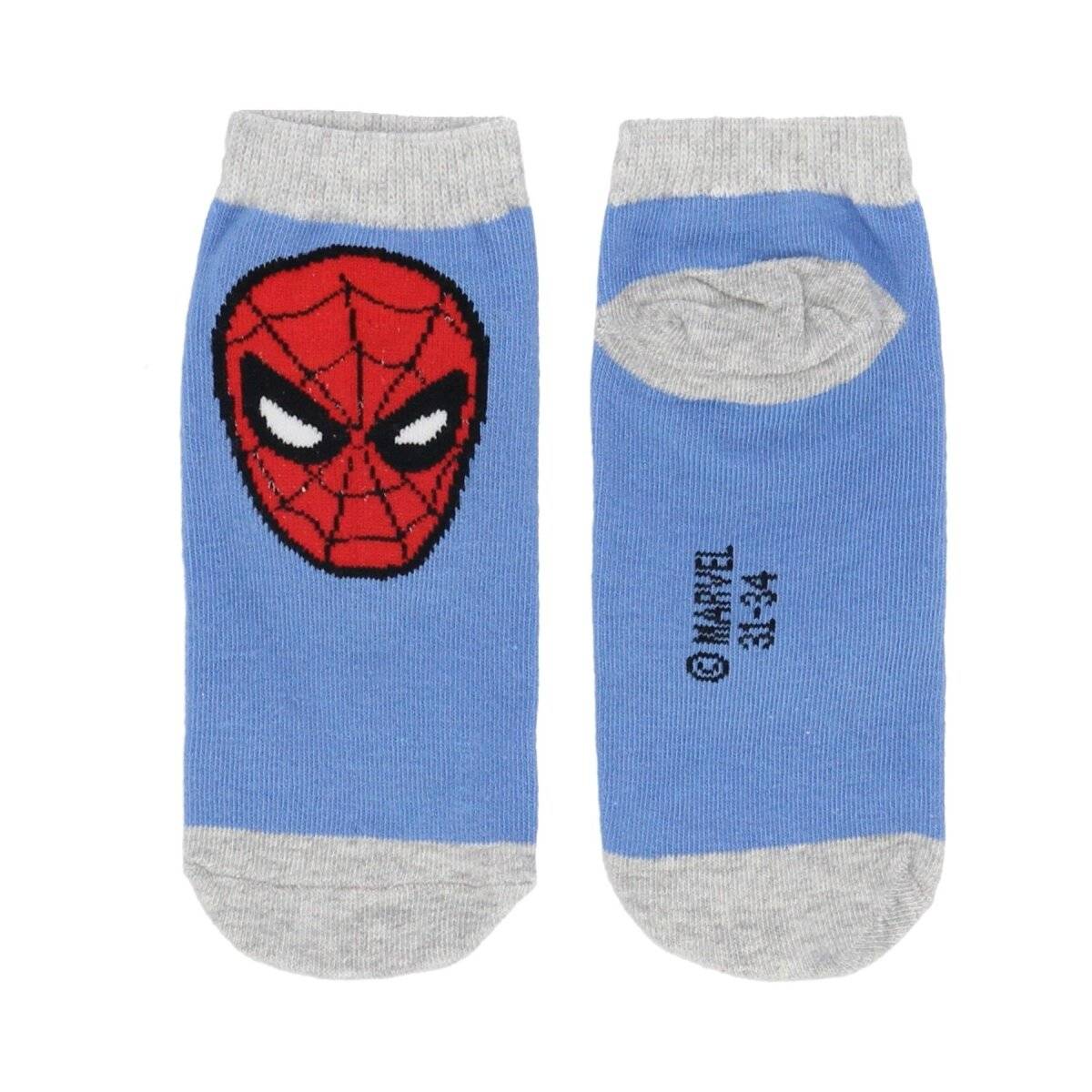 Marvel Sneakersocken 3er-Pack  Bequeme und stylische Kindersocken 31/34