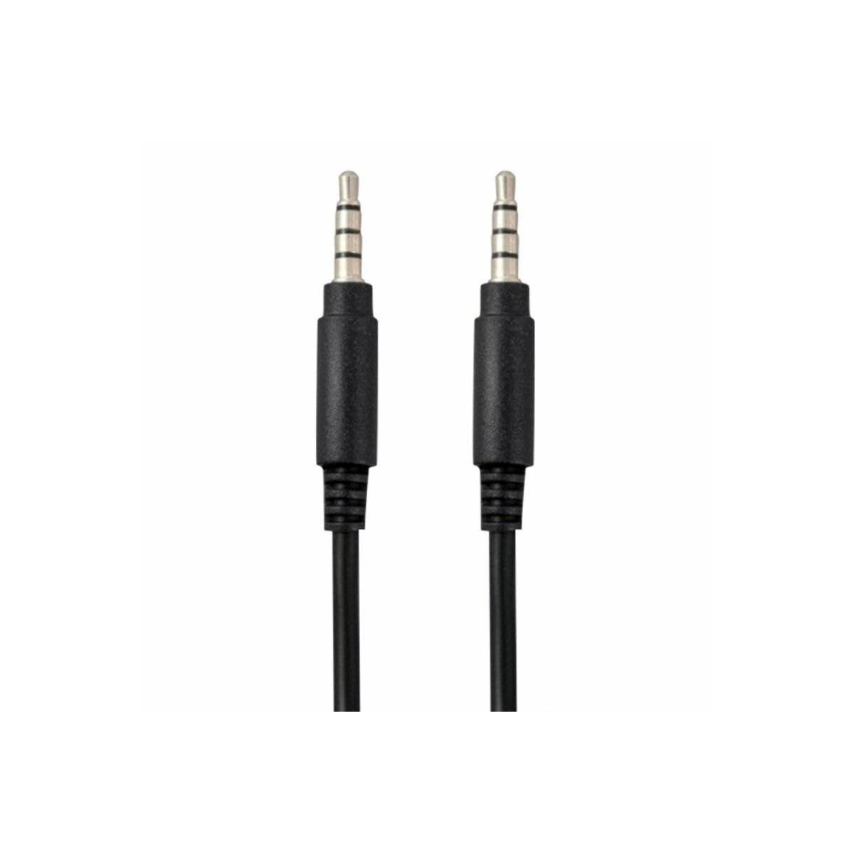 AUX Stereo 3.5mm Audio Kabel 100cm (BASIC LINE) - schwarz