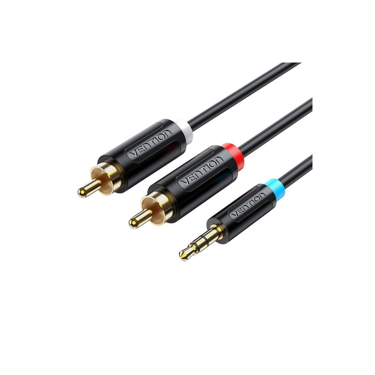 Audiokabel 3,5 mm auf 2x Cinch 1 Meter