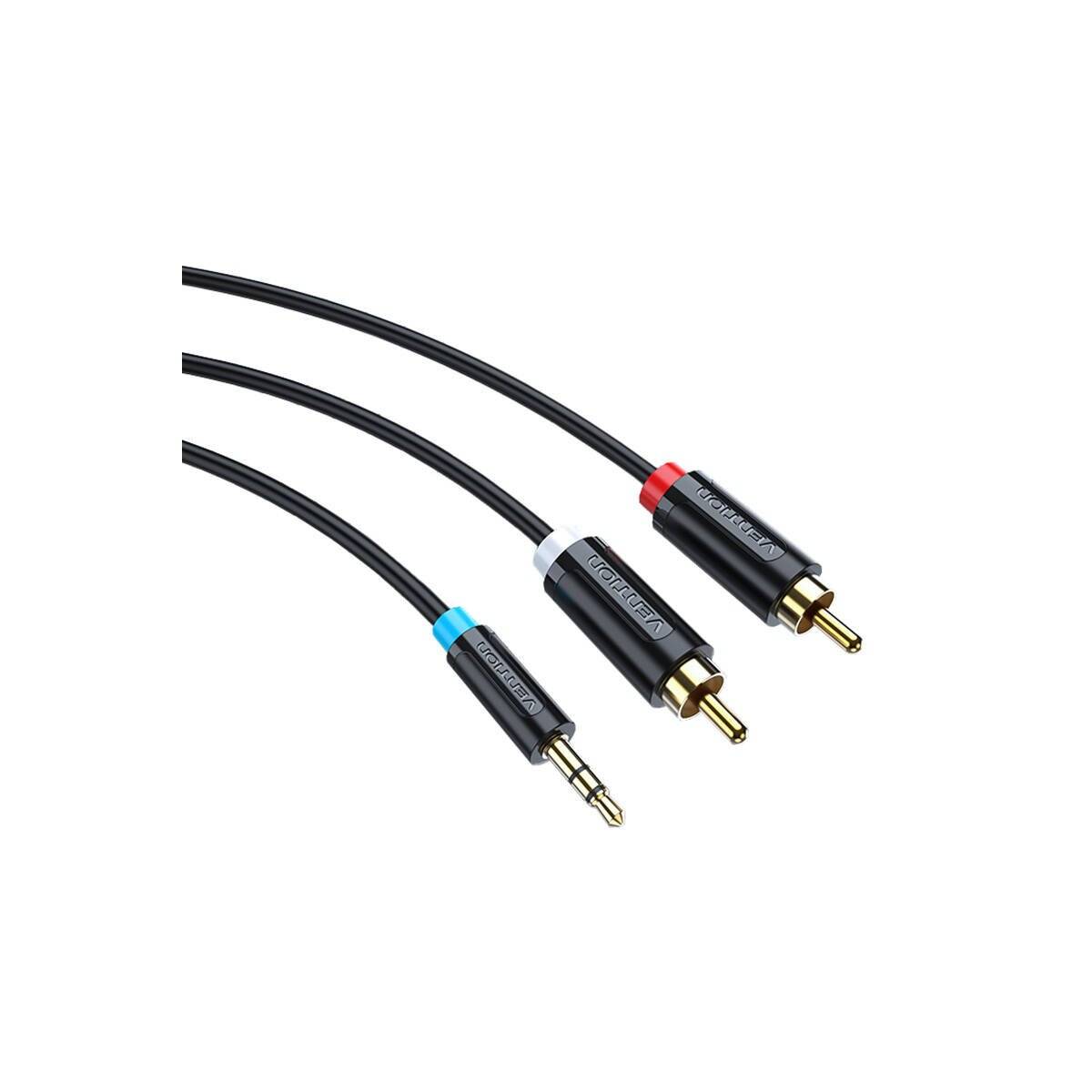 Audiokabel 3,5 mm auf 2x Cinch 1 Meter