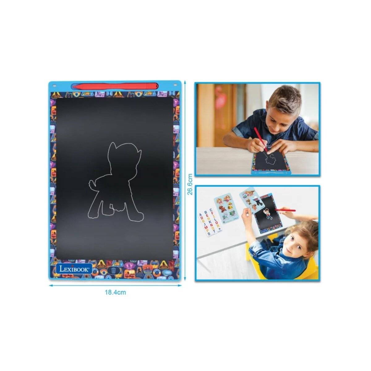 Paw Patrol Mal und Schreibtablet Chase Marshall & Skye