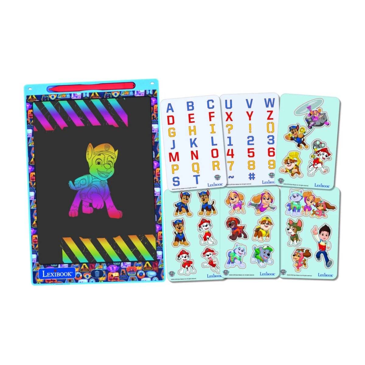 Paw Patrol Mal und Schreibtablet Chase Marshall & Skye