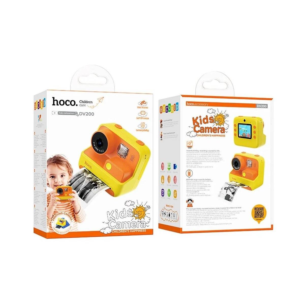 Kinderkamera mit Drucker 800 mAh, 2,0-Zoll -IPS- HD-Display 240×320 Auflösung