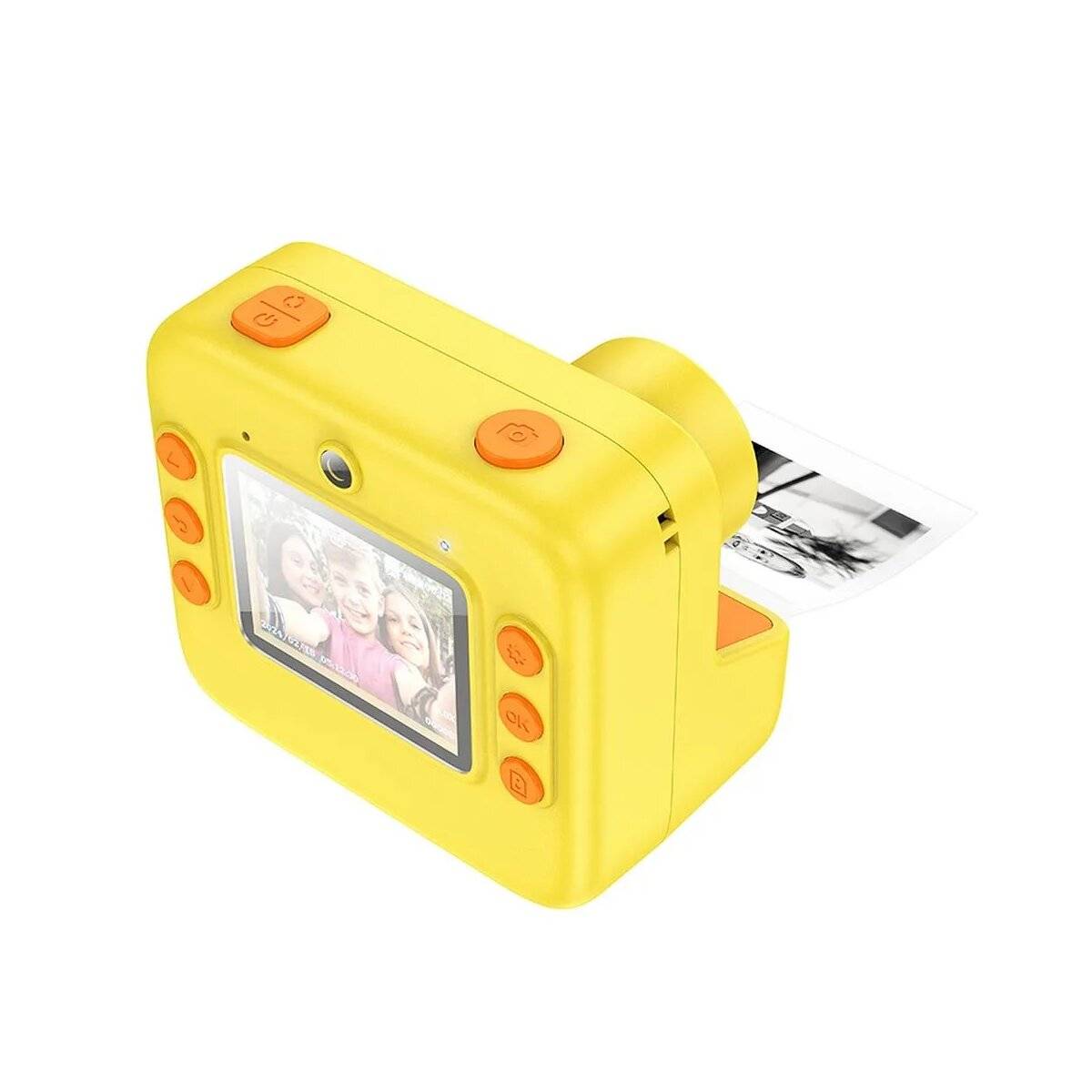 Kinderkamera mit Drucker 800 mAh, 2,0-Zoll -IPS- HD-Display 240×320 Auflösung