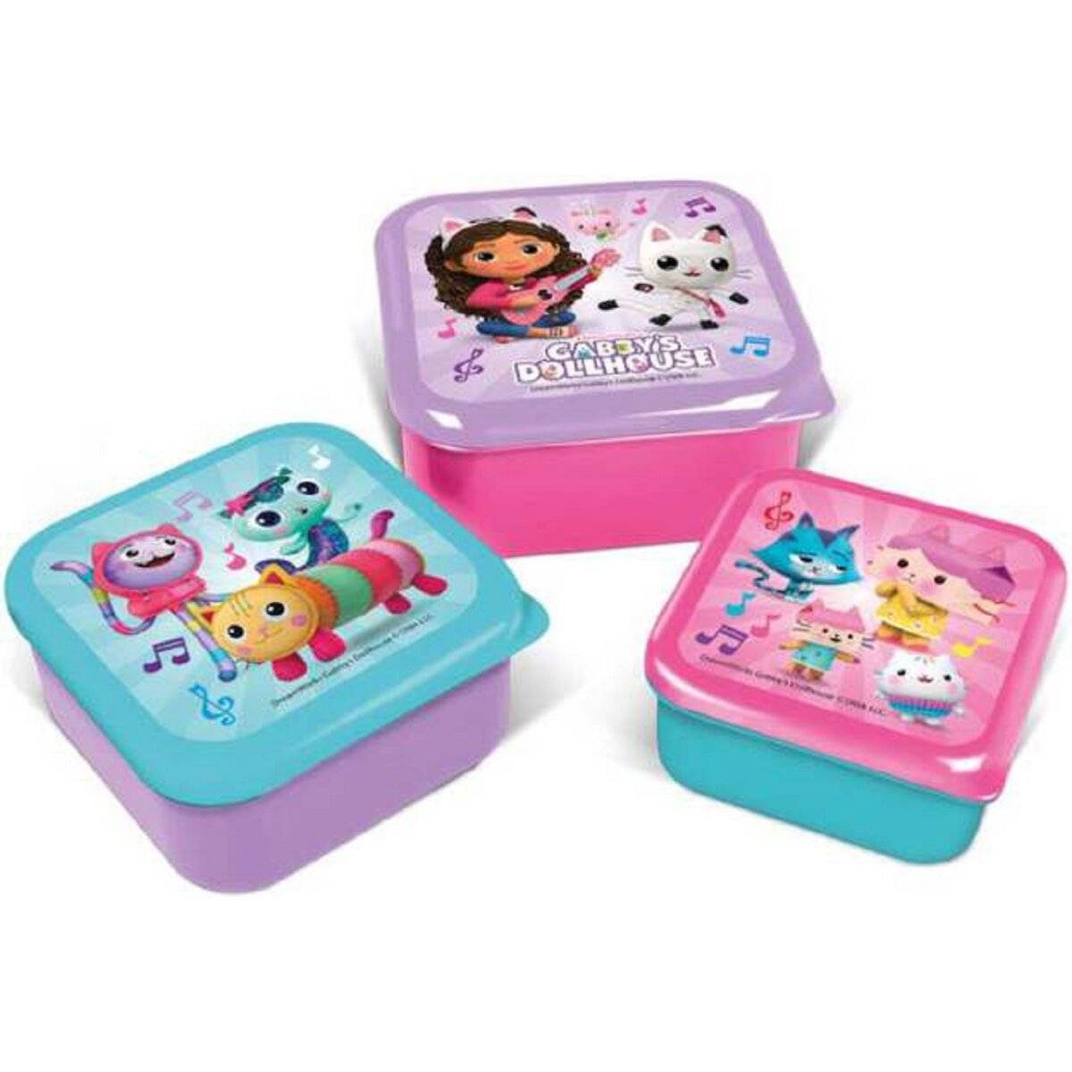 Gabby's Dollhouse 3-in-1 Snack Box Lunchbox Brotdose