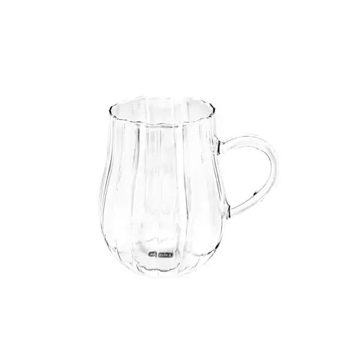 2er Riffle Gläser-Set 350 ml - Tee- Kaffeegläser mit Henkel aus Borosilikatglas 2er Riffle Gläser-Set 350 ml - Tee- Kaffeegläser mit Henkel aus Borosilikatglas