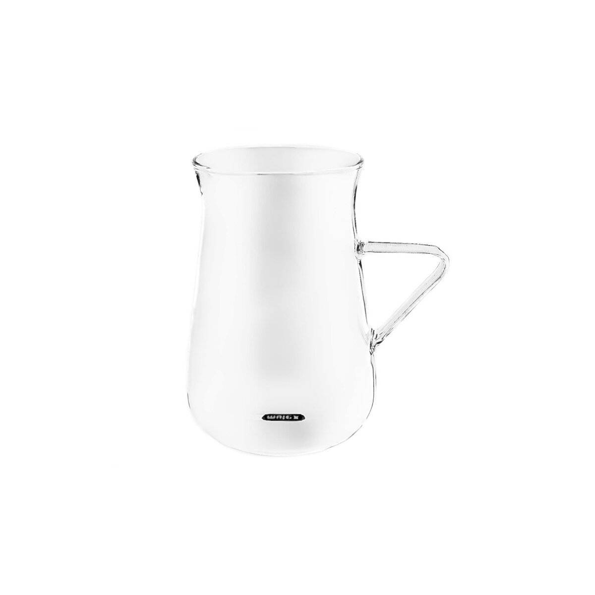 Teegläser-Set 6-teilig 200ml aus Borosilikatglas mit Henkel für heiß und kalt Getränke