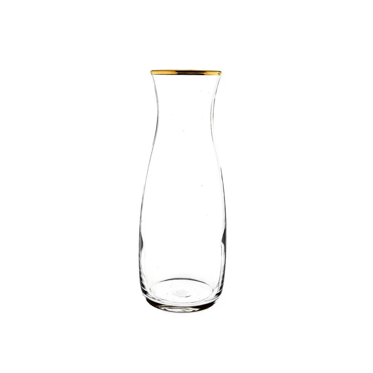 Amphora Golden Touch Karaffe aus Glas mit eleganter Goldumrandung  335 ml