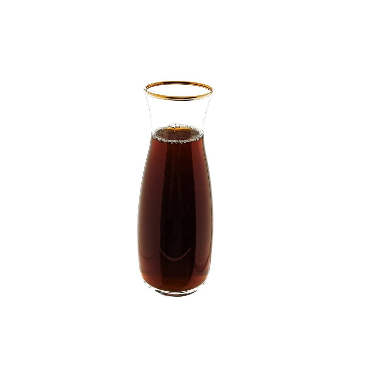 Amphora Golden Touch Karaffe aus Glas mit eleganter Goldumrandung  335 ml