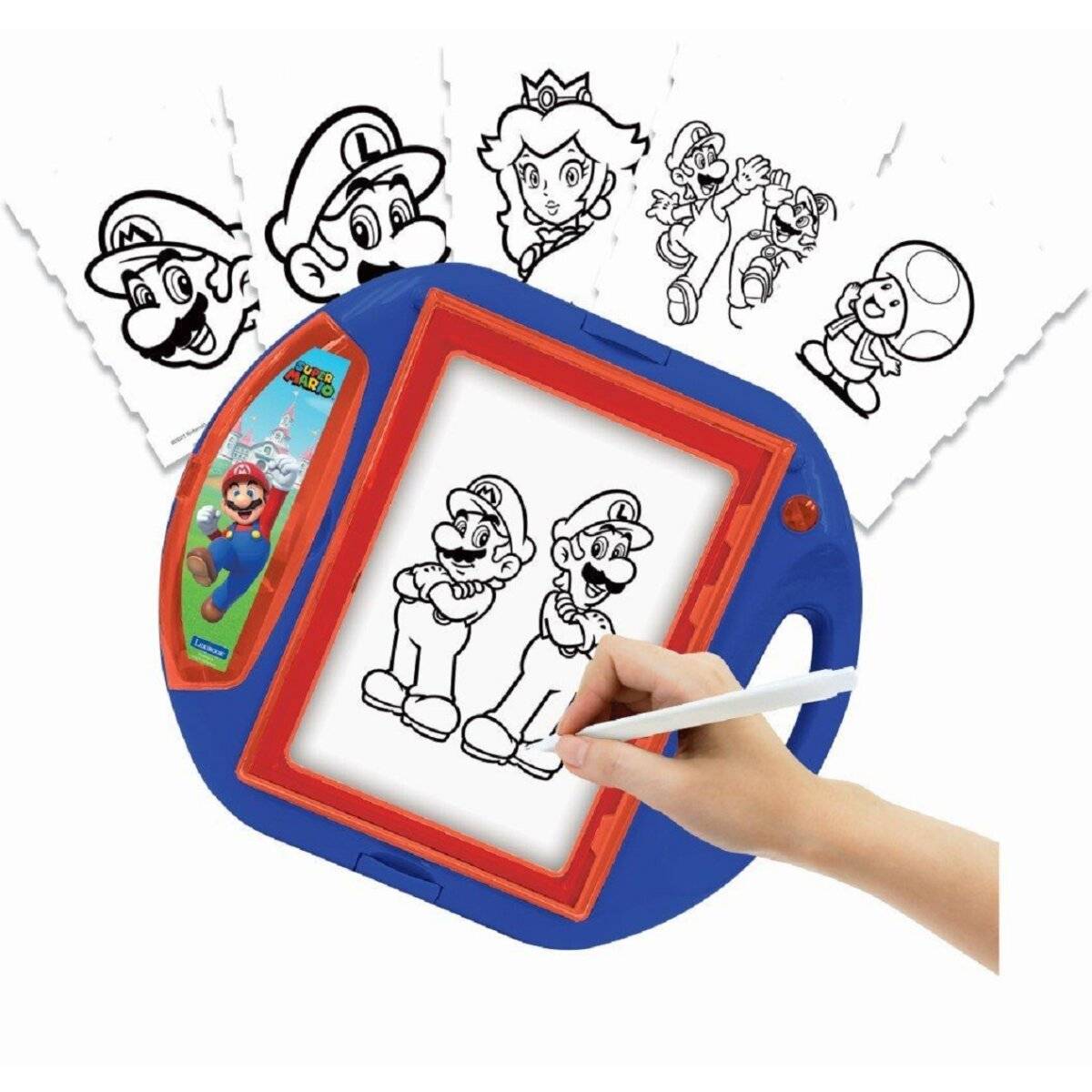 Super Mario Zeichnungsprojektor  Kreatives Malset mit Schablonen und Stempeln für Kinder
