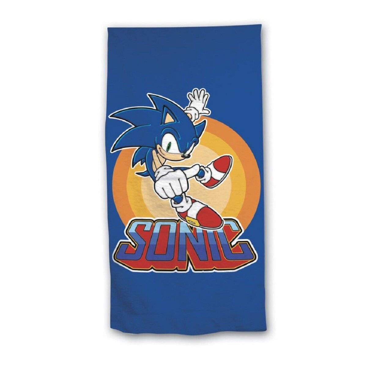 Sonic Strandtuch  Großes Handtuch 140x70 cm für Strand, Pool und Bad