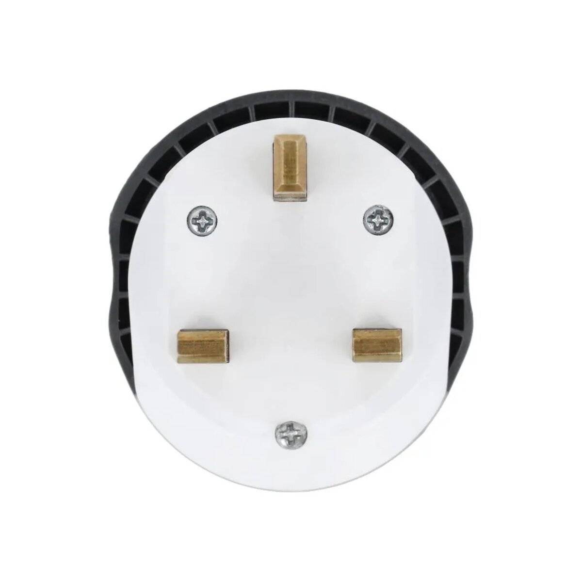 Bluestar universeller Reiseadapter in Weiß UK-Stecker Typ G 13A
