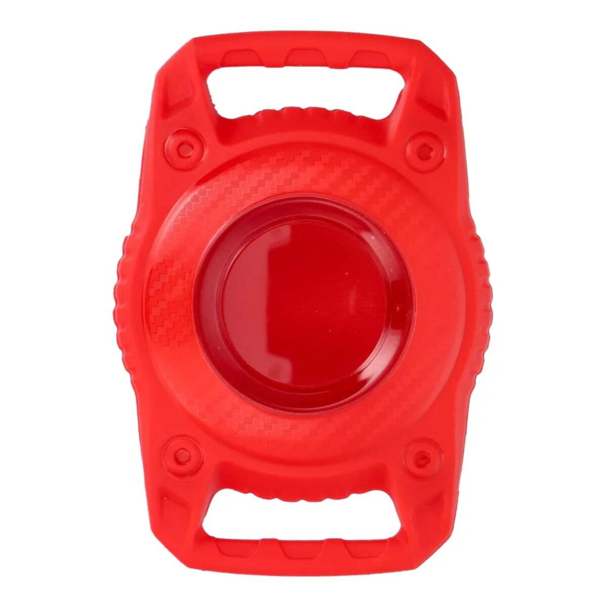 PETS Schlüsselanhänger mit Karabiner für Airtag, Schutzhülle Rot