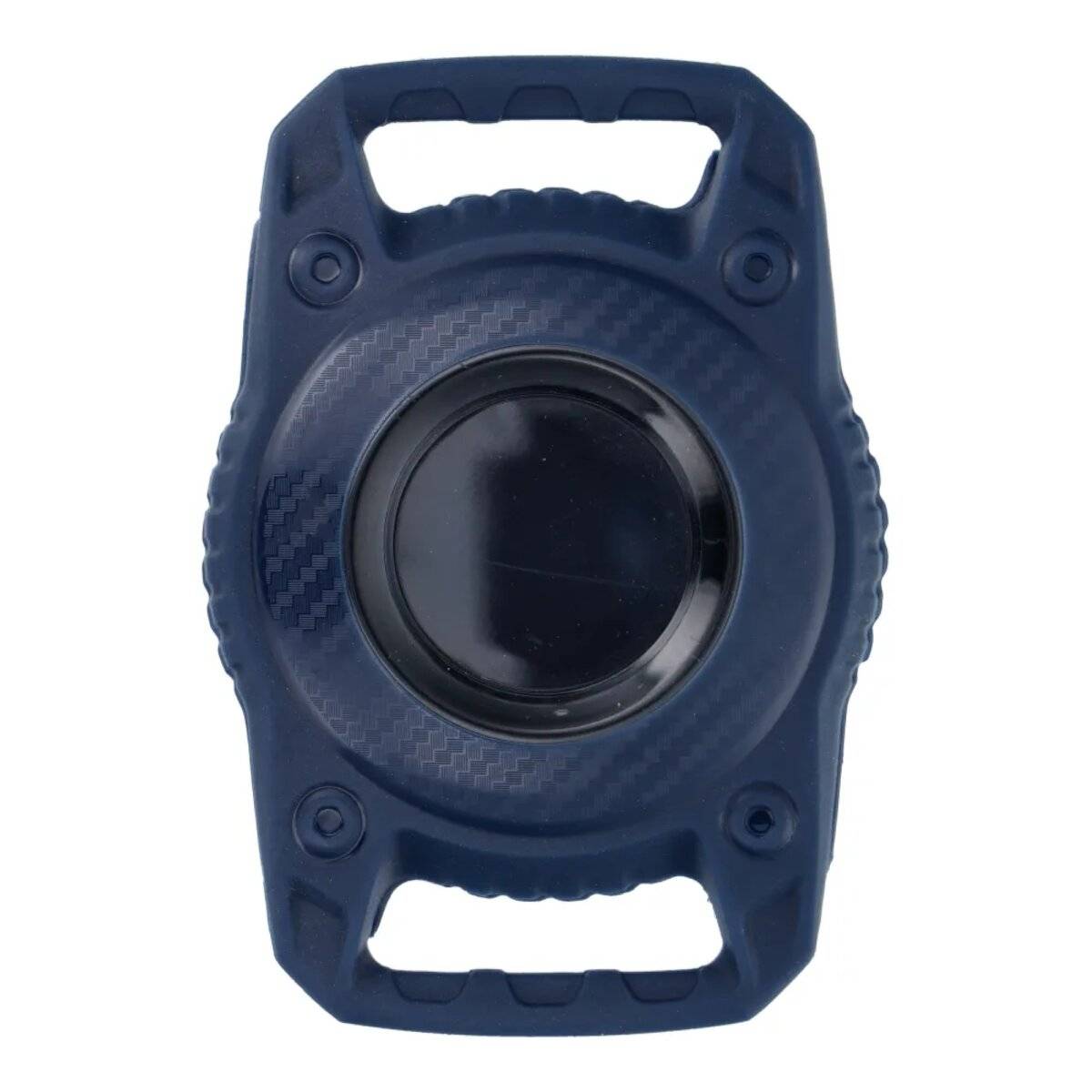PETS Schlüsselanhänger mit Karabiner für Airtag, Schutzhülle Blau