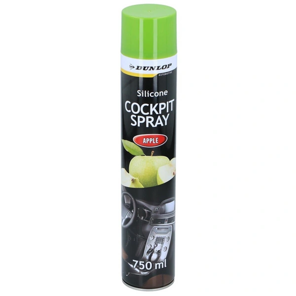 Dunlop - Cockpit-Reinigungsspray 750 ml mit Apfelduft für die umfassende Pflege des Innenraums Dunlop - Cockpit-Reinigungsspray 750 ml mit Apfelduft für die umfassende Pflege des Innenraums