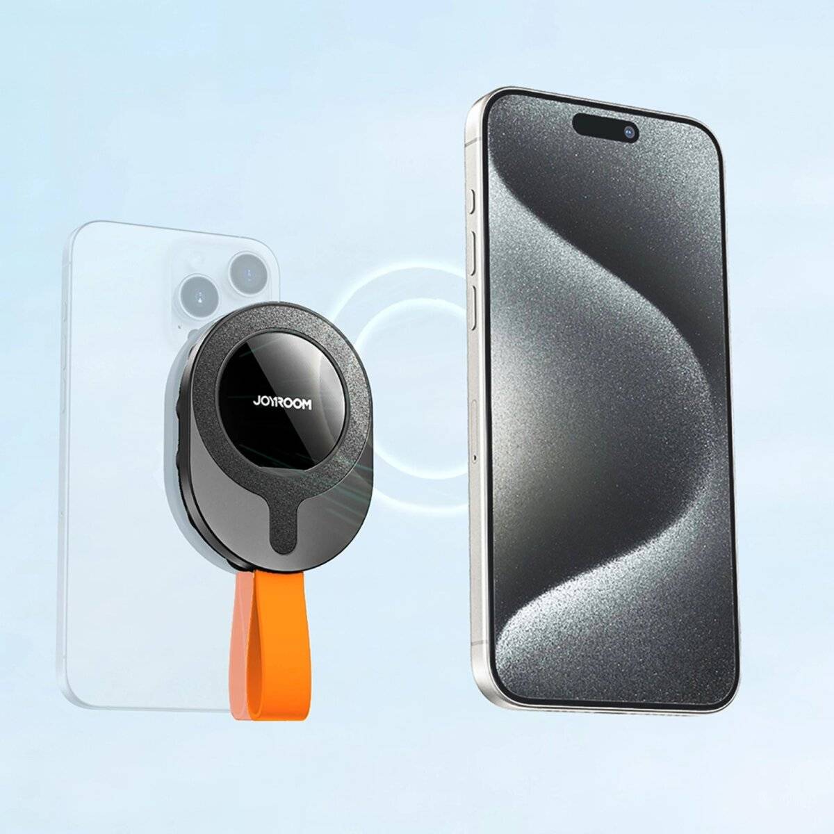 Joyroom JR-ZS393-S Magnethalter mit Saugnäpfen für 4,7-7-Zoll-Telefone Orange