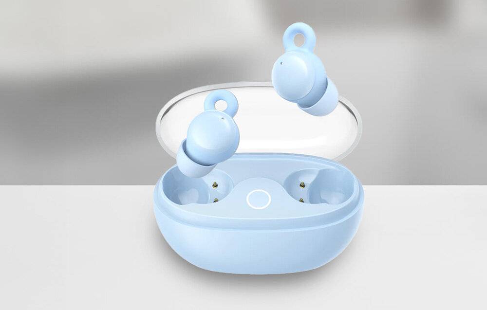 Joyroom JR-TS3 True Wireless Sleep Earbuds, Bluetooth 5.3, Blau