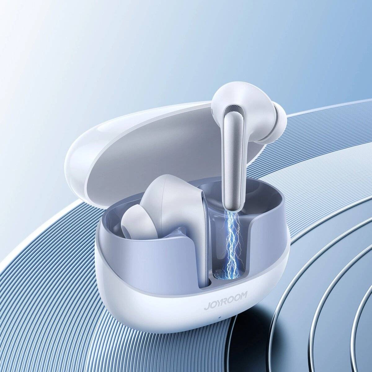 Joyroom In-Ear-TWS-Kopfhörer mit Bluetooth 5.4, ANC-Funktion und IP54-Schutz Weiß