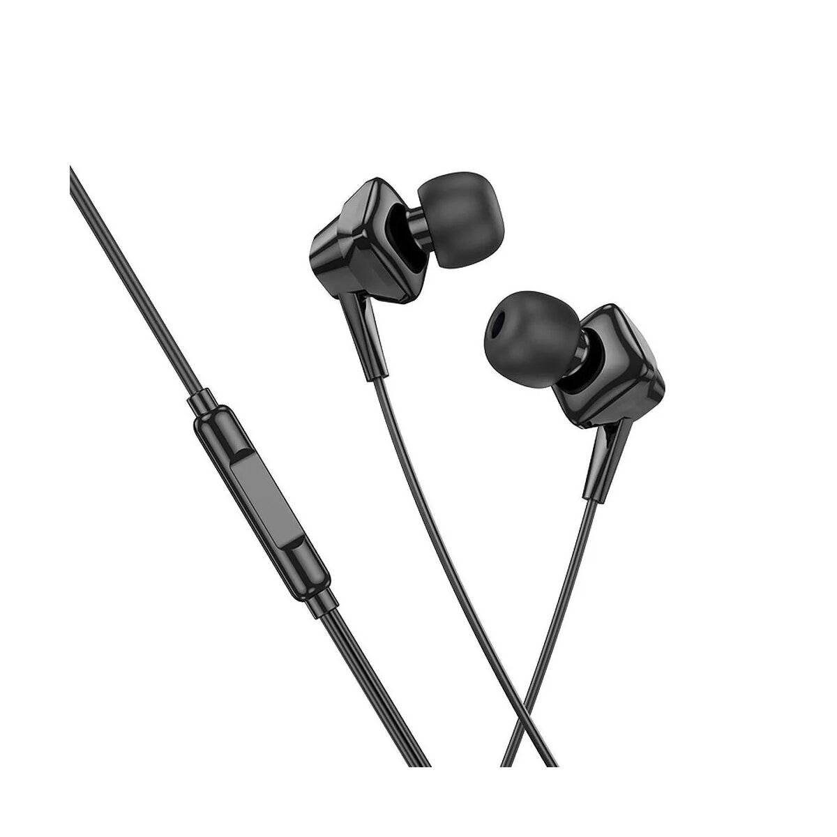 Kabelgebundene In-Ear Kopfhörer mit Mikrofon kompatibel mit iPhone 1,2 m Schwarz