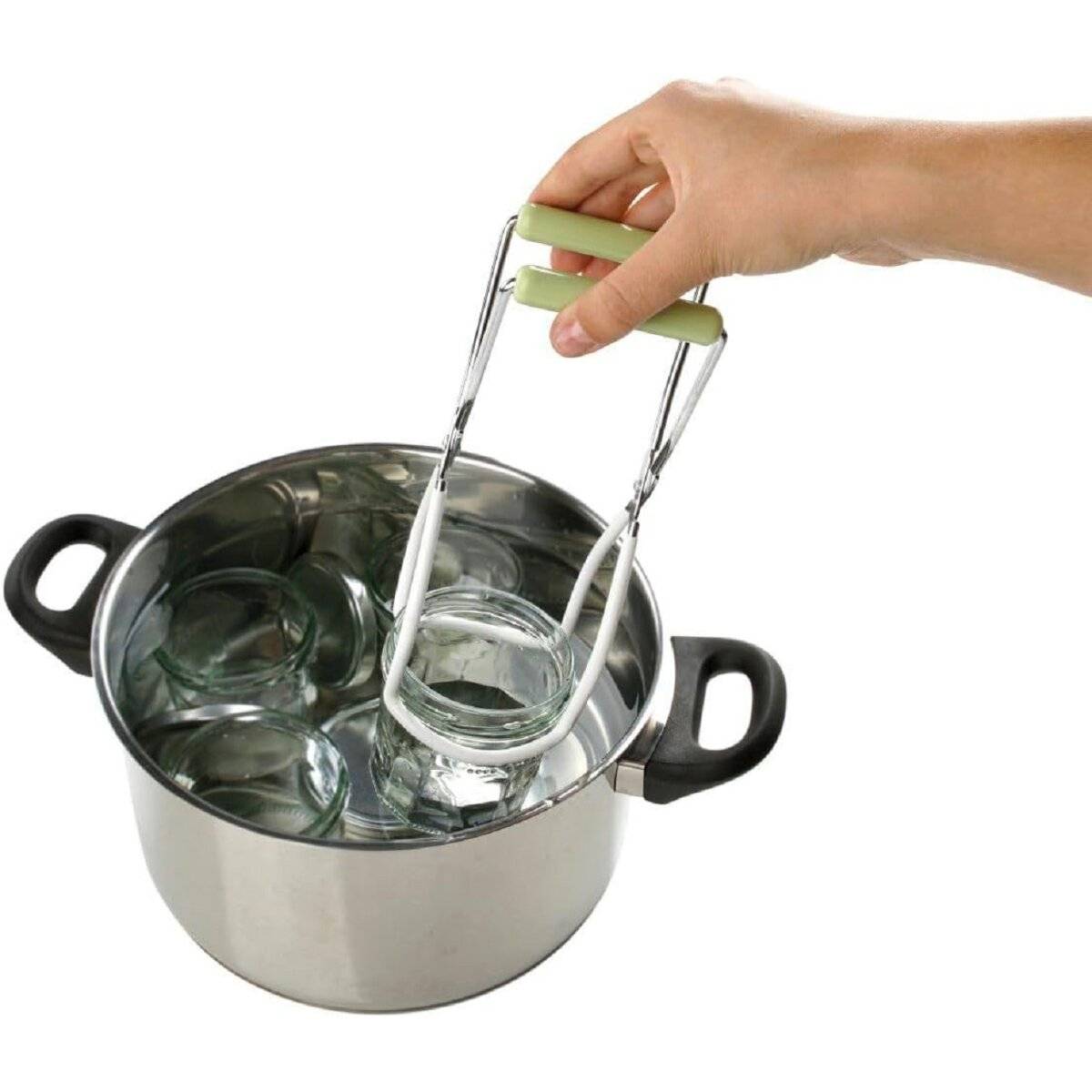 Dr. Oetker Glasheber Einmachglasheber Konservenglasheber Greifzange für alle gängigen Glas- und Flaschengrößen