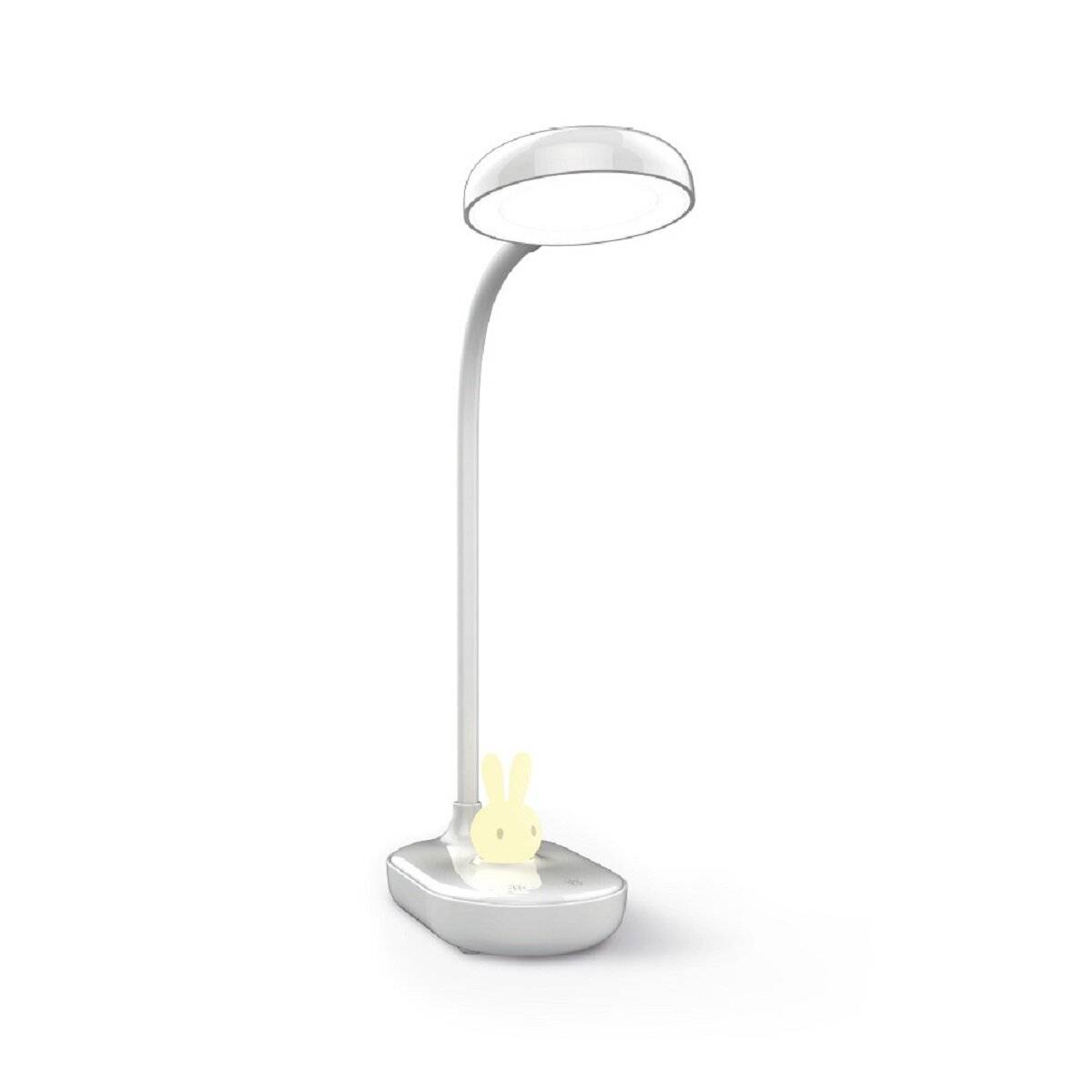 Forever Light 4,5W LED-Schreibtischlampe  Dimmbare Lampe mit Touch-Steuerung und Akku