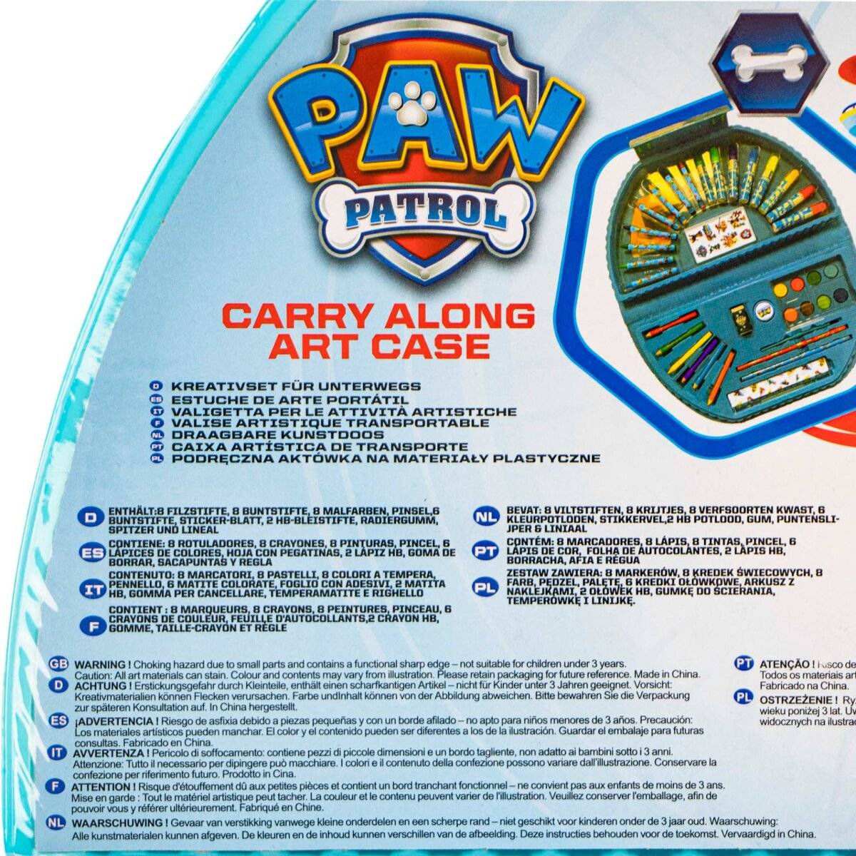 Paw Patrol Kunst-Set  Mal- und Zeichenkoffer Kreativset für Kinder