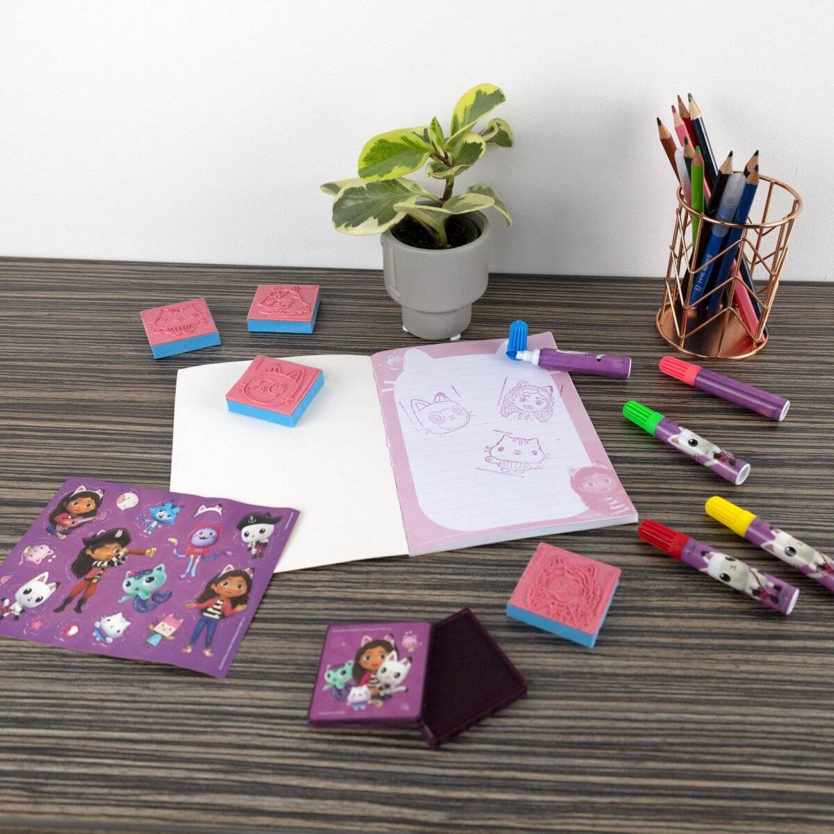 Gabby's Dollhouse Stempel-Set Für kreative Bastelstunden und mehr