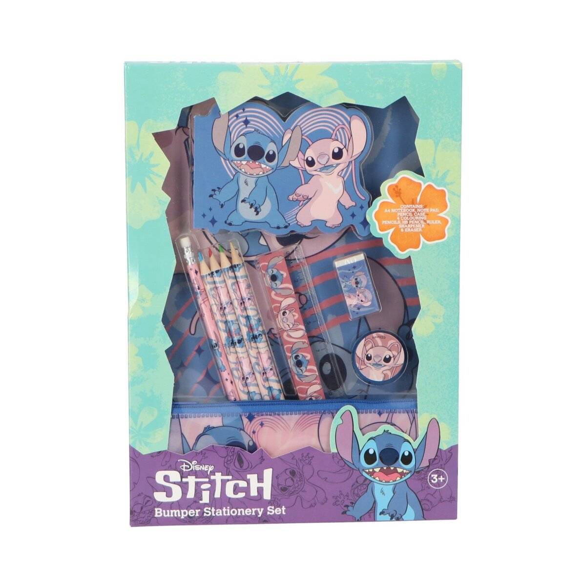 Lilo & Stitch Mehrfarbiges Schreibset Perfekt für Schule und Hobby