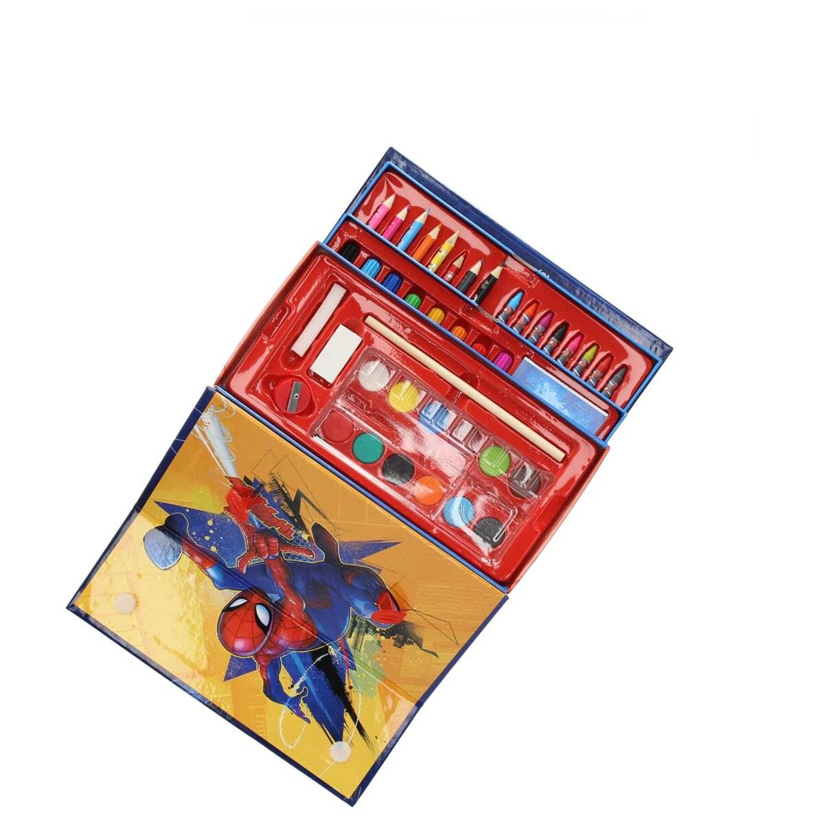 Spiderman Schreib und Mal set  Kreatives Set Kompaktes Set mit Stiften und Zubehör