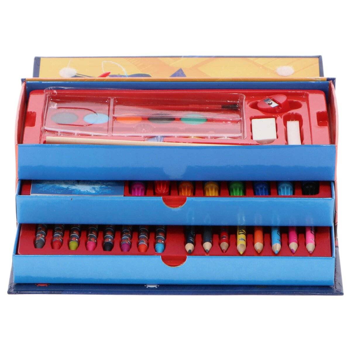 Spiderman Schreib und Mal set  Kreatives Set Kompaktes Set mit Stiften und Zubehör