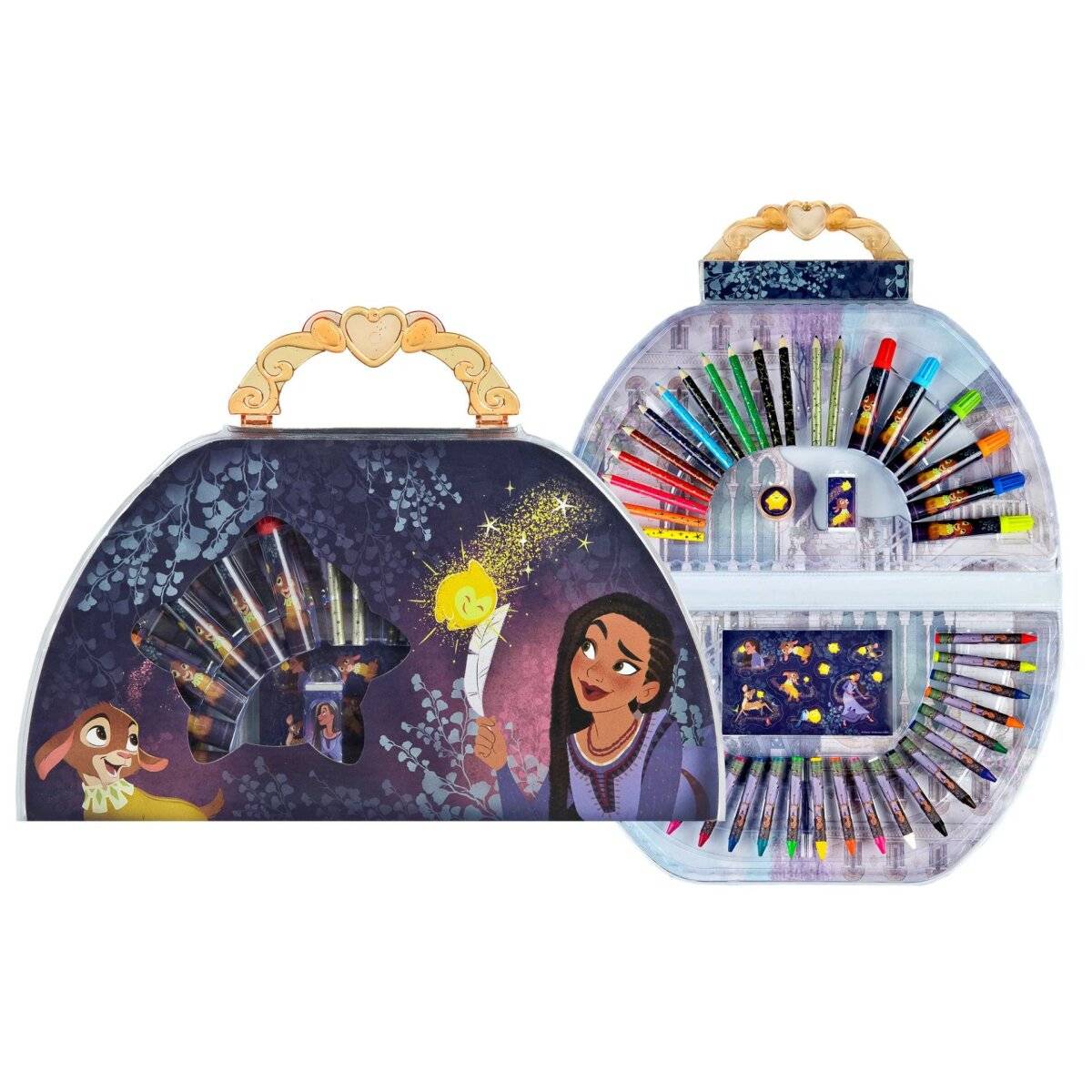 Disney Wish Mal- und Zeichenkoffer  Kreativset für Kinder