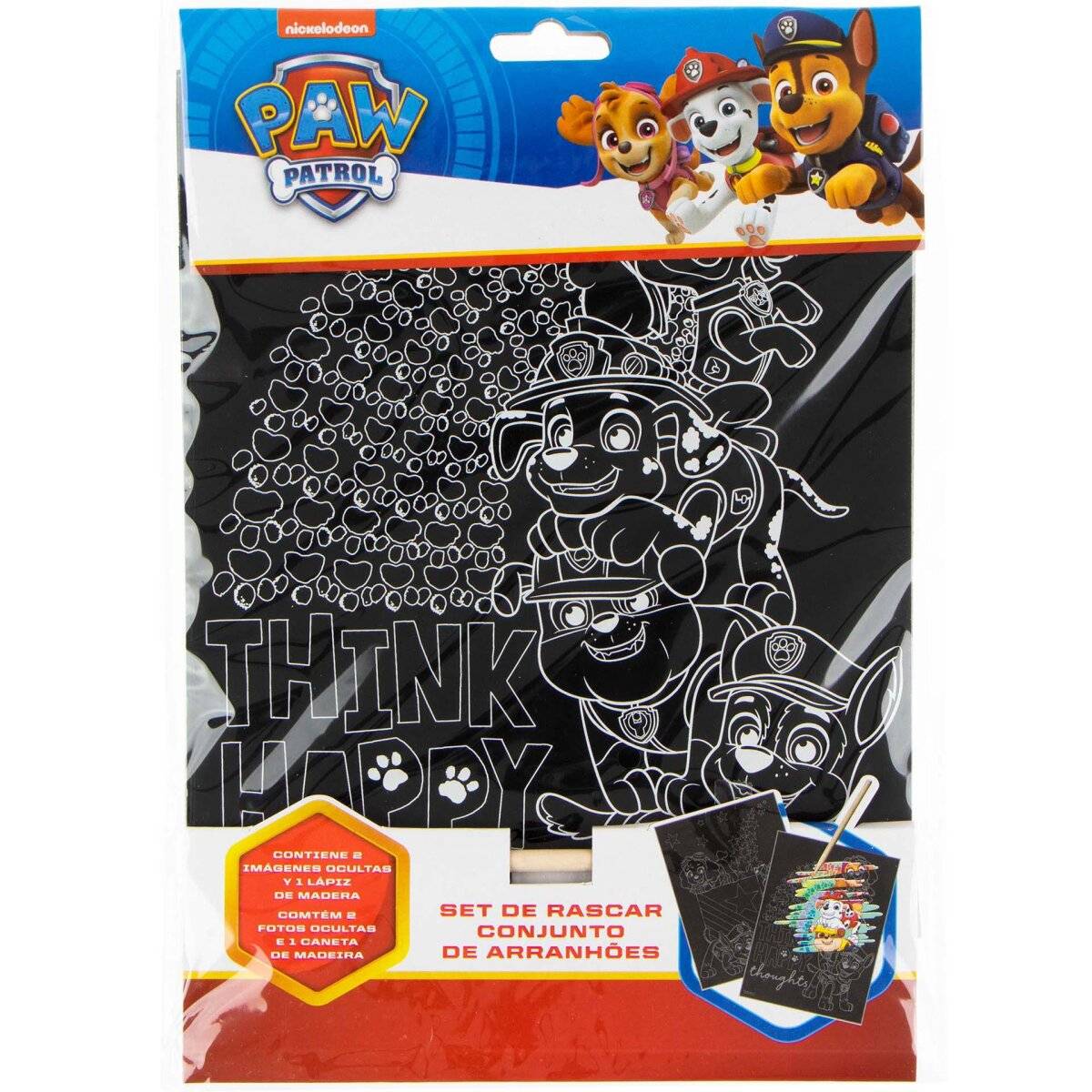 Paw Patrol Kratzerset  Kratzen, Malen und Spaß haben mit den beliebten Paw Patrol Hunden