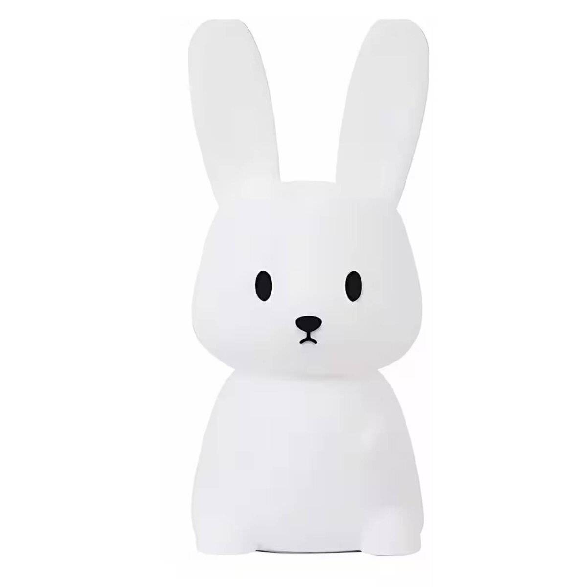 Stylisches Nachtlicht mit vielseitigen Lichtmodi | Wiederaufladbarem Akku | RGB-Farbwechsel | Hase
