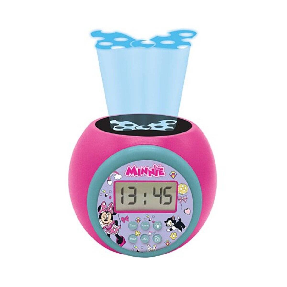 Disney Minnie Mouse Wecker mit Projektor und Zeitschaltuhr  Perfekt für Kinder