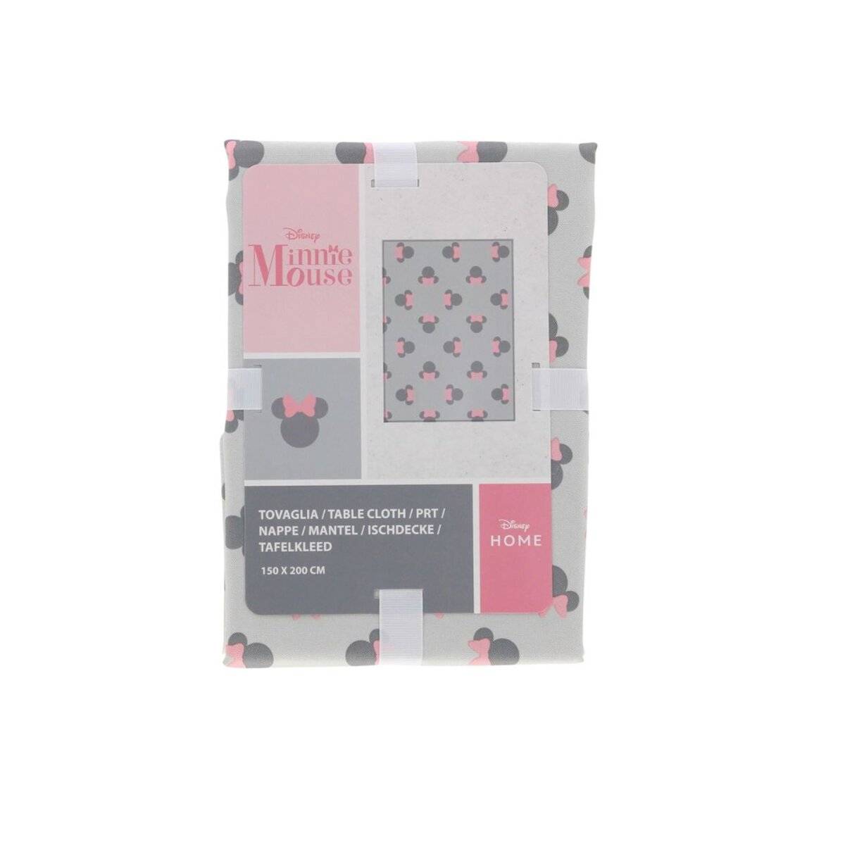 Disney Tischtuch 200 x 150 cm  Vielseitige Tischdecke und Überwurf für Ihr Zuhause Grau