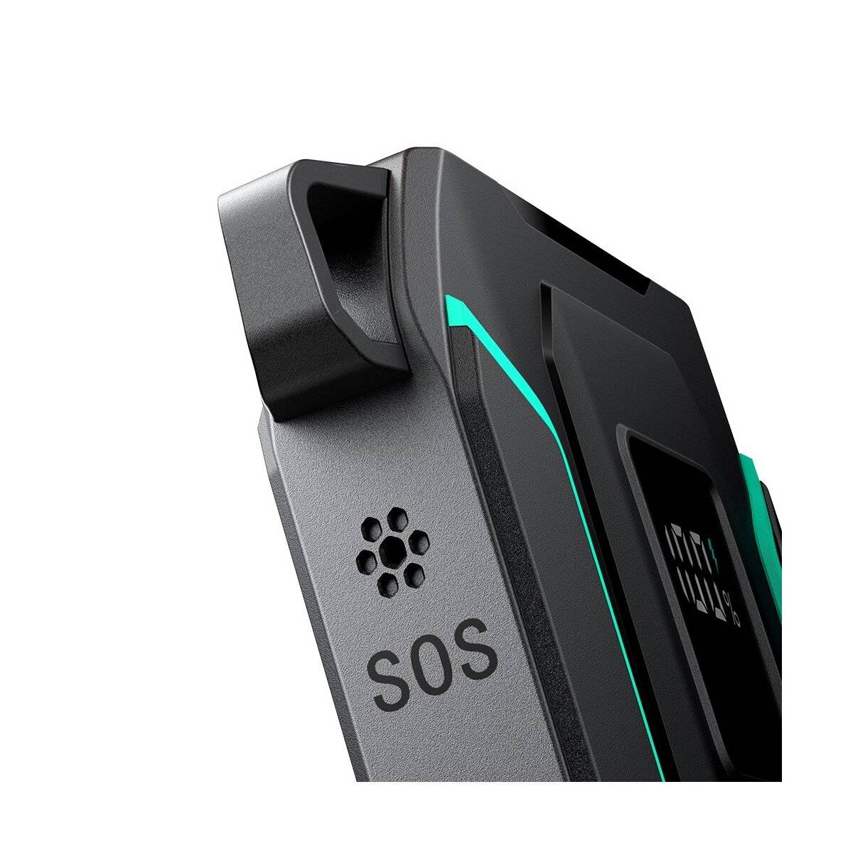 22,5 W 10000 mAh Powerbank - integrierte Kabel kompatibel mit iPhone und USB-C - inklusive eingebaute Taschenlampe