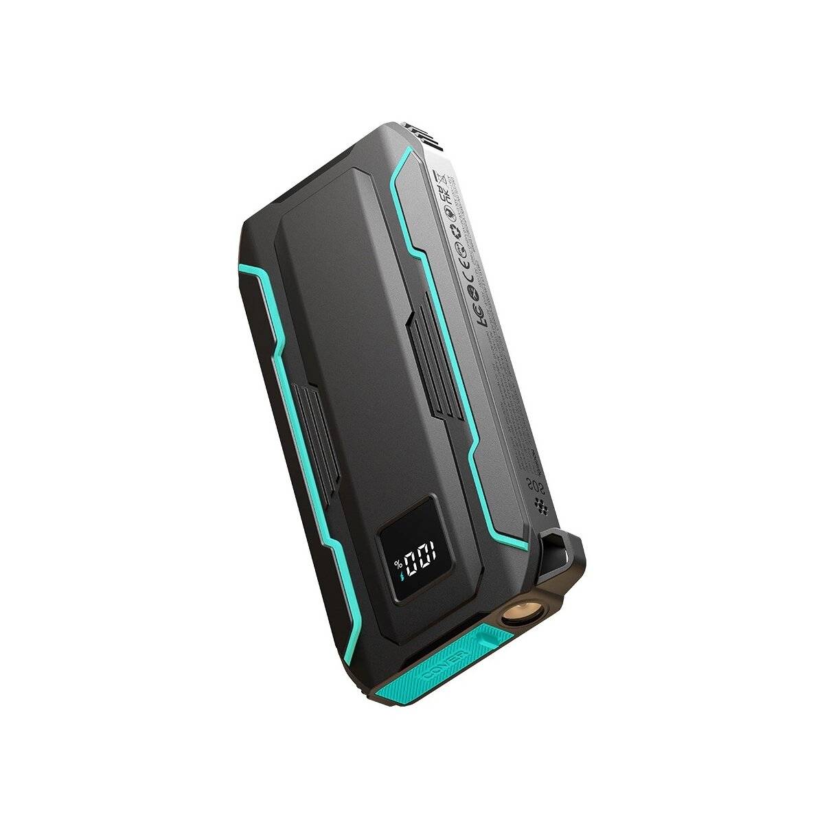 22,5 W 10000 mAh Powerbank - integrierte Kabel kompatibel mit iPhone und USB-C - inklusive eingebaute Taschenlampe