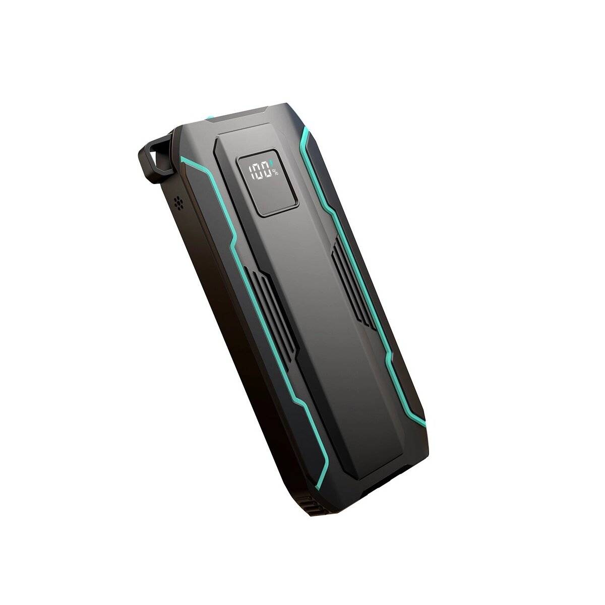 22,5 W 10000 mAh Powerbank - integrierte Kabel kompatibel mit iPhone und USB-C - inklusive eingebaute Taschenlampe