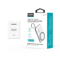 Powerbank 10000-mAh-LED-Display mit Typ-C- und iPhone -Anschlusskabel für Mobiltelefone und Watch Powerbank 10000-mAh-LED-Display mit Typ-C- und iPhone -Anschlusskabel für Mobiltelefone und Watch