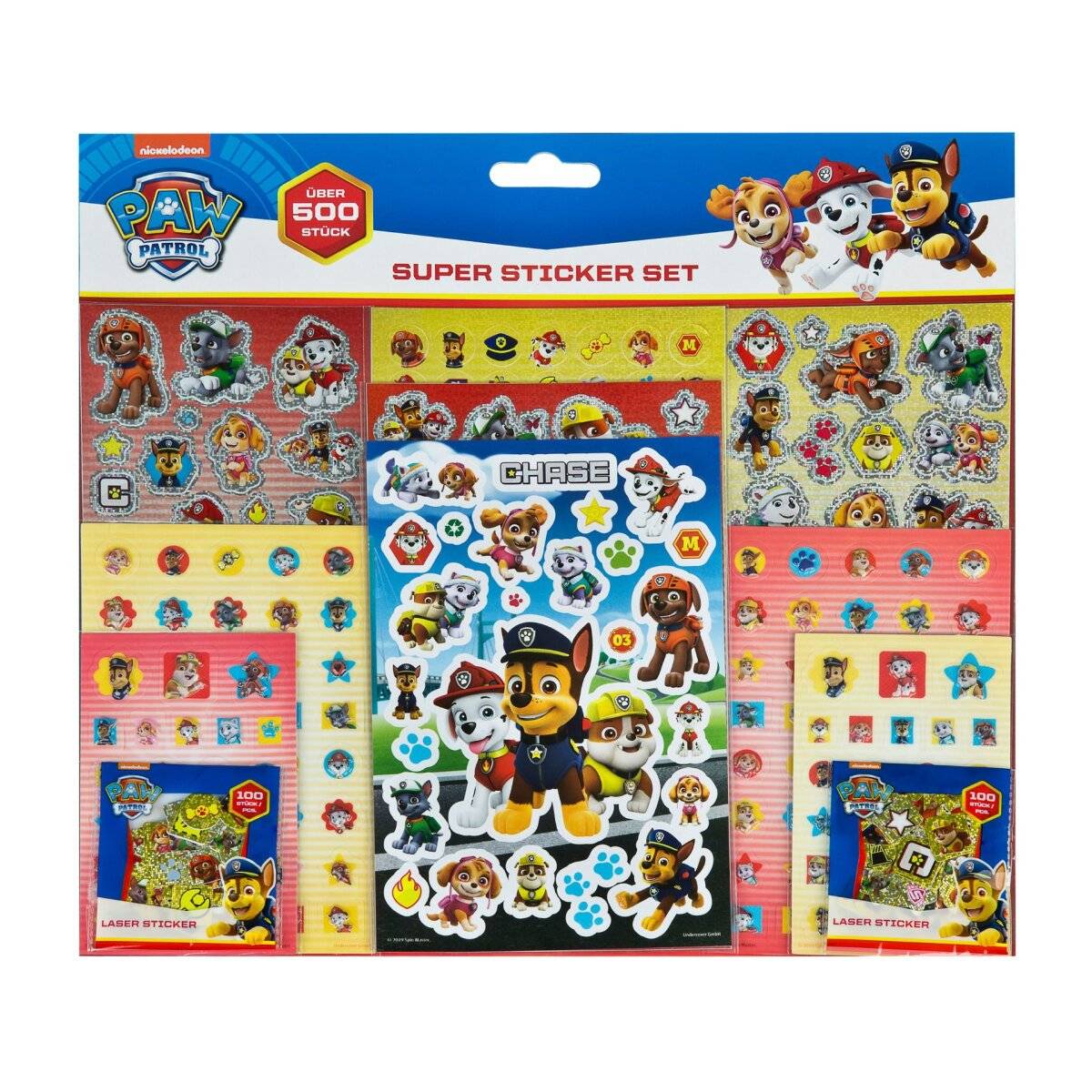 Paw Patrol Sticker-Set  500 Aufkleber für kreative Bastelprojekte